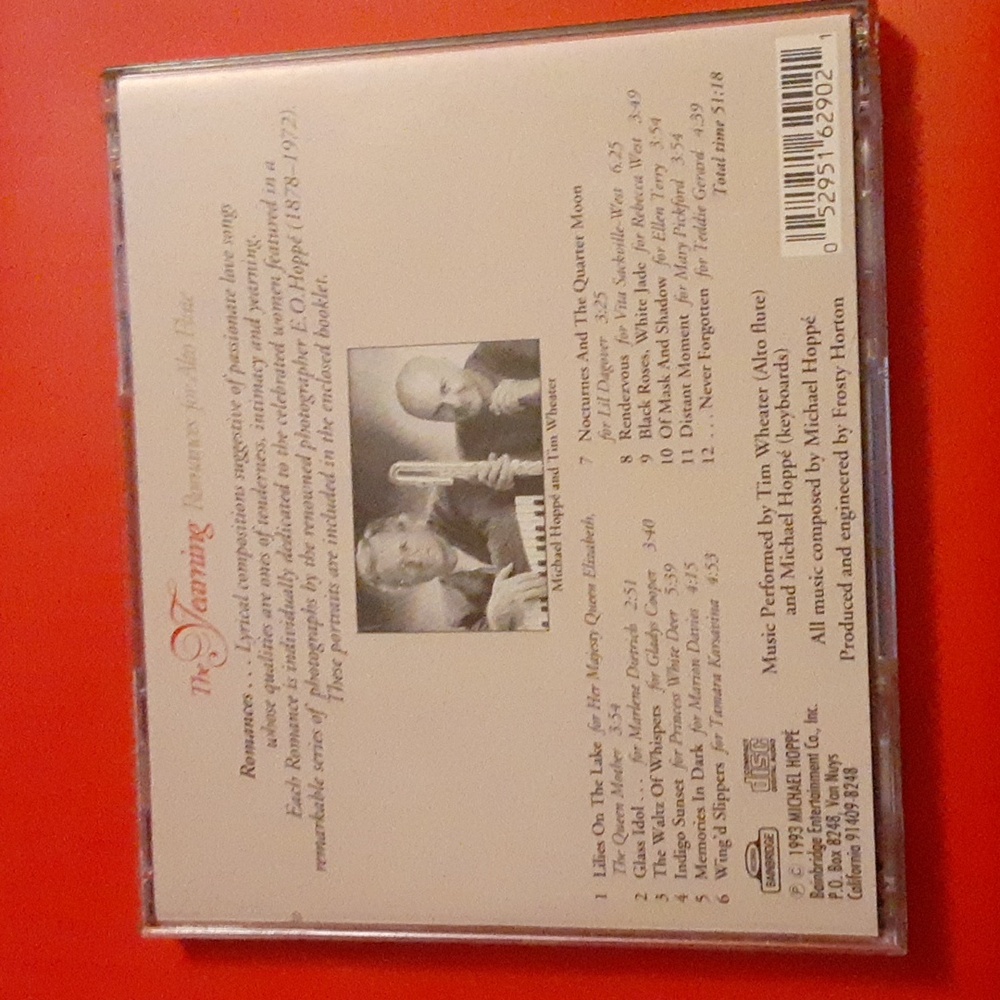 Michael Hoppe & Tim Wheater The Yearning Music CD
